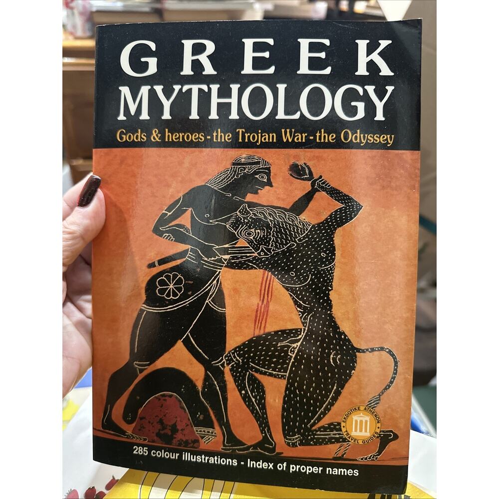Greek Mythology Gods & Heroes Paperback Photo Picture Book From‎ Athens
